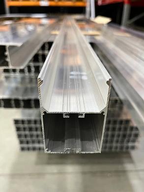 Профиль алюминиевый для сборки дизайнерского светильника 0,5 метра